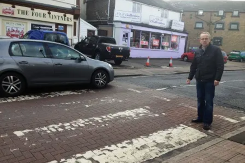 A zebra crossing is a likely solution