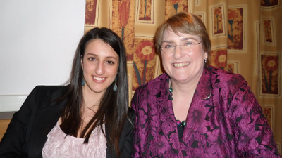 Baroness Sal Brinton with Kristiana Papi, one of our candidates for 2011