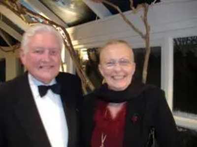 Cllr Derek Hardy and 2008 candidate Jackie Anslow at the recent Civic Dinner