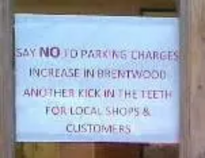 Say NO to Parking Charges increase