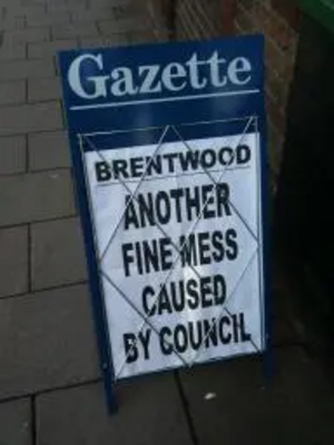 Another major error by Tory-controlled Brentwood Council