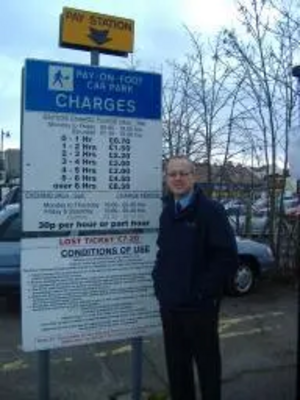 Cllr David Kendall has asked for a freeze on car parking charges