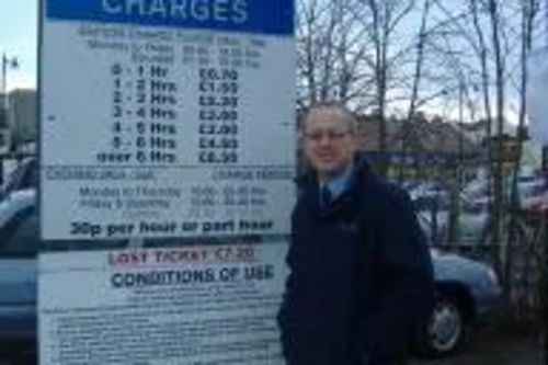 Cllr David Kendall has asked for a freeze on car parking charges