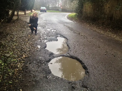 Brentwood pothole