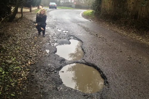 Brentwood pothole