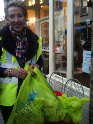 Cllr Vicky Davies at the Lighting Up Brentwood event 