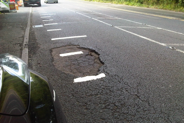 Cllr Vicky Davies' favourite pothole