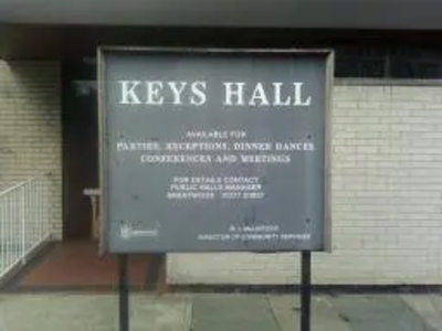 Keys Hall sign