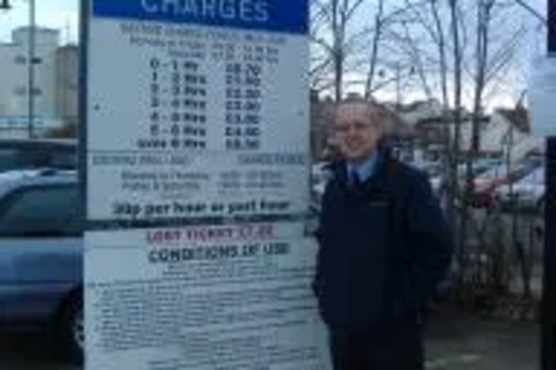 Cllr David Kendall asked for a freeze on car parking charges