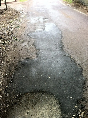 Mores lane pothole fixe