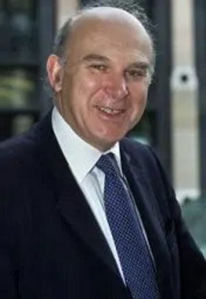 Vince Cable MP, Lib Dem Treasury Spokesman