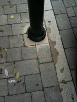 Stains appear in Brentwood town centre