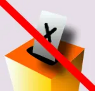 Voting box graphic - Demarchy from  wikimedia.org