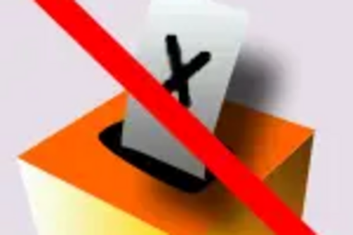 Voting box graphic - Demarchy from  wikimedia.org