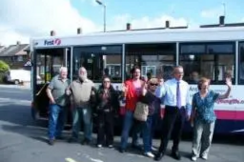 Cllr David Kendall and the 551 Bus