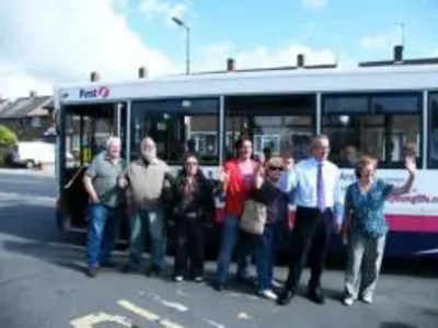 Cllr David Kendall and the 551 Bus