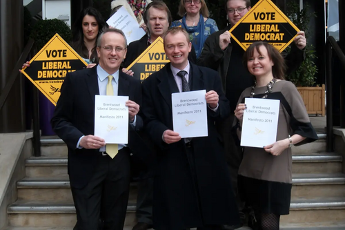 Brentwood Lib Dems launch their 2011 Manifesto with Tim Farron MP, Party President